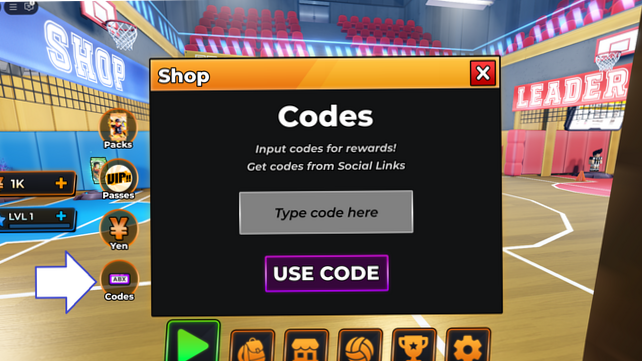 Cómo canjear códigos de Haikyuu Legends en Roblox 2