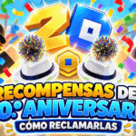 cómo reclamar las nuevas recompensas de roblox por su aniversario número 20 Roblox