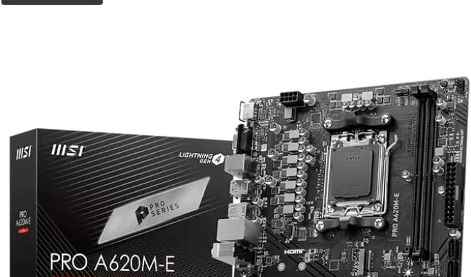 Meilleures Cartes Mères DDR5 MSI Pro A620M